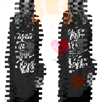 かわいい 看護師 看護デザイン 女性 男性 面白い 看護師 レディーススウェットシャツ - Kawaiitshirt