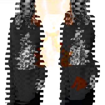 アニメ カワイイ チワワ 女の子 男の子 キッズ レディーススウェットシャツ - Kawaiitshirt