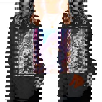 アニメの女の子、漫画、美学、かわいい、日本語、Waifu プリント レディーススウェットシャツ - Kawaiitshirt