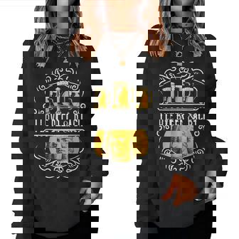 オクトーバーフェスト I Love Beer Bier & German クラシックミュージック レディーススウェットシャツ - Kawaiitshirt