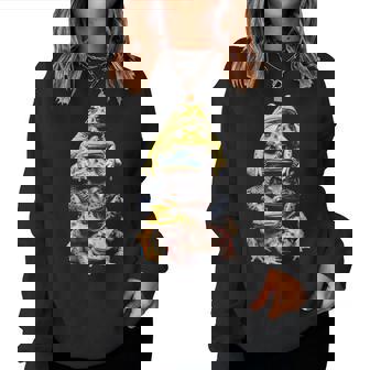 カエルキャッチャー 男の子 女の子 カエルハンター 動物 恋人 カエル レディーススウェットシャツ - Kawaiitshirt