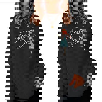 キンドレッドスピリッツ 赤髪三つ編みの女の子 レディーススウェットシャツ - Kawaiitshirt