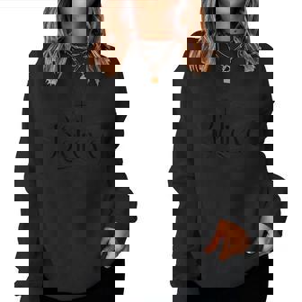 クリスチャン イエス クロス キリスト クリスチャン男性女性を信じます レディーススウェットシャツ - Kawaiitshirt