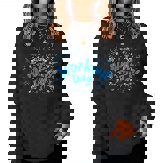 トレーニングエクササイズコスチューム ジム 男の子 女の子 レディーススウェットシャツ - Kawaiitshirt