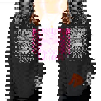 バドミントン クイーン プレイヤー 女の子 ママ 母の日 コケット リボン レディーススウェットシャツ - Kawaiitshirt