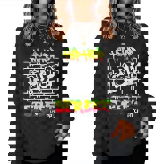 ヒップホップ ラップ ストリートライフ ダンス メラニン 黒人 男性 女性 キッズ レディーススウェットシャツ - Kawaiitshirt