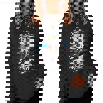 ピンナップ セクシーガールギフト 男性またはピンナップラバー、Bombshell Queen レディーススウェットシャツ - Kawaiitshirt