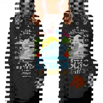 フェスティブ マイバースデー クルーズ船パーティー 2025 男性 女性 子供 レディーススウェットシャツ - Kawaiitshirt