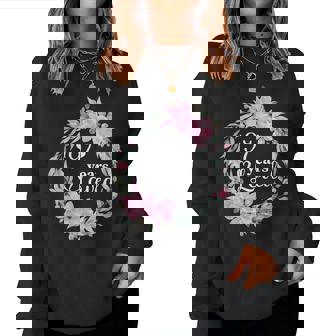 フローラル 97歳 誕生日 男性 女性 97歳 誕生日 レディーススウェットシャツ - Kawaiitshirt