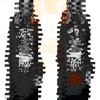 ベンガル猫のお母さんと子猫、母の日、お母さん レディーススウェットシャツ - Kawaiitshirt