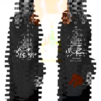 モルトビール、 Malt Beer Dreams Come True 面白いビールパロディー レディーススウェットシャツ - Kawaiitshirt