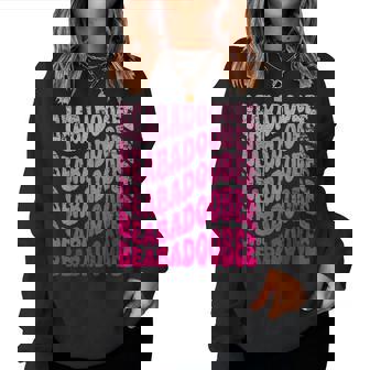 レトロ Beabadoobee 名前 パーソナライズ Beabadoobee レディーススウェットシャツ - Kawaiitshirt