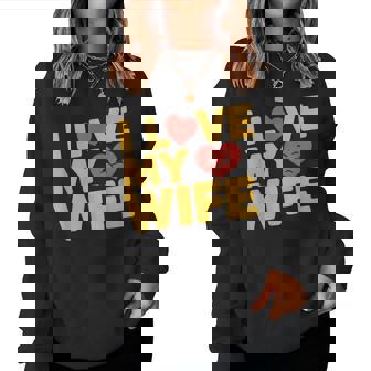 夫 妻 引用 I Love My Wifeays For Lover Husband レディーススウェットシャツ - Kawaiitshirt
