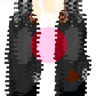 日の丸 Hinomaru 日本の国旗 レディーススウェットシャツ - Kawaiitshirt