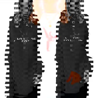 空手 格闘技 ファイター 黒帯 男の子 女の子 キッズ レディーススウェットシャツ - Kawaiitshirt