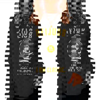 米寿祝い レトロ 音楽好き レコード好き 父 男性 女性 88歳お祝い I'm Not Old I'm Classic レディーススウェットシャツ - Kawaiitshirt