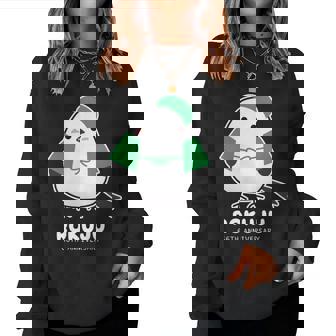 緑寿祝い シマエナガ 鳥 北海道 男性 父 女性 母 ちゃんちゃんこ 緑寿お祝い 66歳 かわいい 長袖tシャツ レディーススウェットシャツ - Kawaiitshirt