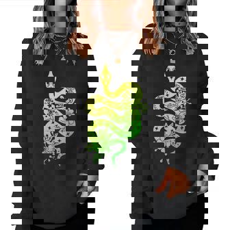 蛇 蛇 花 動物園 日帰り旅行 男性 女性 キッズ レディーススウェットシャツ - Kawaiitshirt