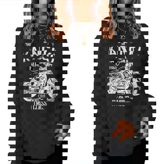 還暦祝い バイク好き 車好き 父 男性 女性 クラシックバイク 60歳 I'm Not Old I'm Classic レディーススウェットシャツ - Kawaiitshirt