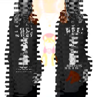 還暦祝い 犬 柴犬 ちゃんちゃんこ 男性 女性 犬好き 60歳 Dog Days Best Days レディーススウェットシャツ - Kawaiitshirt