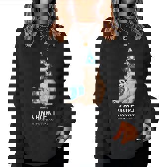 還暦祝い 犬好き 男性 女性 父 母 還暦 お祝い 60歳 かわいい 犬 パグ おしゃれ おもしろ 赤色 レディーススウェットシャツ - Kawaiitshirt