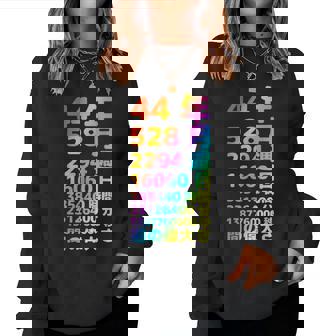 面白い44歳の誕生日の古いメーター 面白い44歳のギフト 女性 男性 面白い電卓 44歳の誕生日のギフト レディーススウェットシャツ - Kawaiitshirt