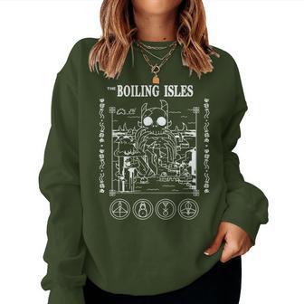 Boiling Isles Owl House Love Christmas Trendy Women Sweatshirt - Thegiftio UK