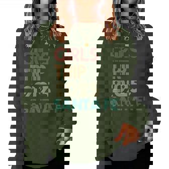 Girls Trip Santa Fe New Mexico 2025 Retro Summer Vacation Women Sweatshirt - Thegiftio