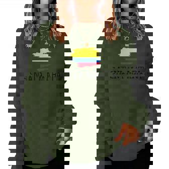 Santa Marta Colombia Recuerdoacaciones Colombiano Es Hombres Sudadera Mujer - Regaloses