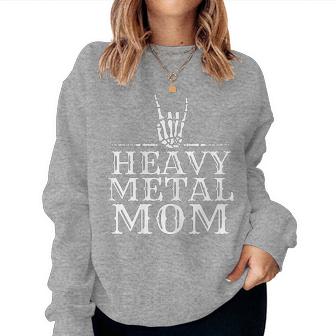 Rock N Roll Metal Mom Mother Day Christmas Or Birthday Women Sweatshirt - Monsterry