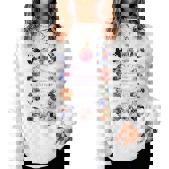 Beauty Flower（10） 長袖tシャツ レディーススウェットシャツ - Kawaiitshirt