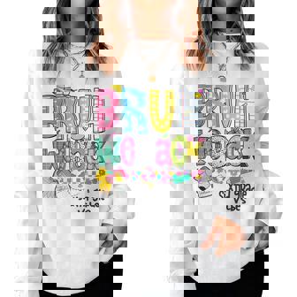 Bruh We Back Sixth Grade Vibes 6Th Grade Team Back To School Women Sweatshirt | Mazezy