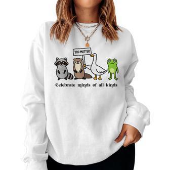 Celebrate Minds Of All Kinds Sped Special Education Teacher Women Sweatshirt - Thegiftio UK