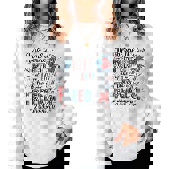 Christian 4Th Of July Religious Patriotic Bible Verse Freedo Women Sweatshirt | Mazezy