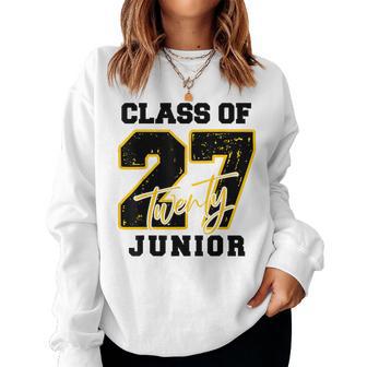 Class Of 2027 Junior High School Back To School 11Th Grade Women Sweatshirt - Thegiftio UK