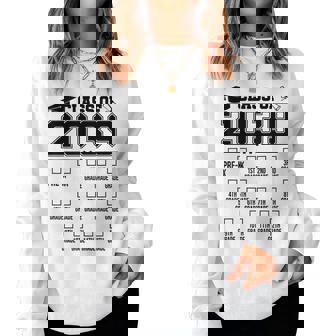 Class Of 2039 Checklist Pre-K 12Th Grade Graduation 2039 Women Sweatshirt - Thegiftio