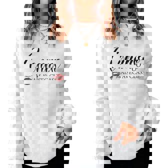 Connasse Mais Avec Classe Beau Cadeauoeur Amie Copine Sweat-shirt pour femme - Cadeauxyz