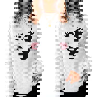 Cute Boo Face Ghost Halloween Costumes For Girls Women Sweatshirt | Seseable FR