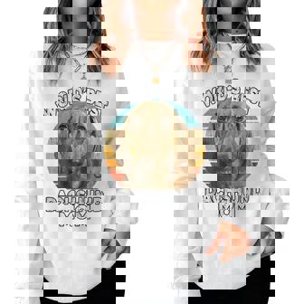 Dachshund Mother's Day World's Best Daschund Mom Dog Women Sweatshirt - Thegiftio