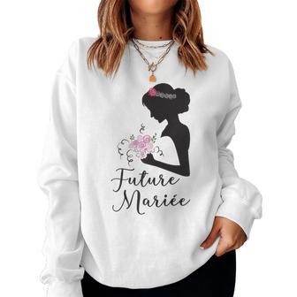 Enterrement Deie De Jeune Fille Future Mariée Sweat-shirt pour femme - Cadeauxyz