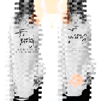 Frauenpower チューニング レディーススウェットシャツ - Kawaiitshirt