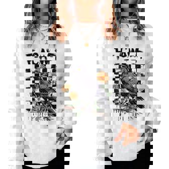 F Caw F Sarcastic Cool Wear Trend Women Sweatshirt | Mazezy