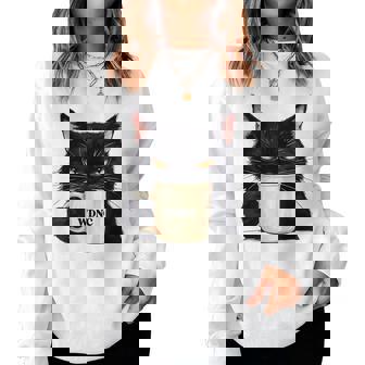 We Do Not Care Wdnc Club Black Cat Cool Men Women Sweatshirt - Thegiftio