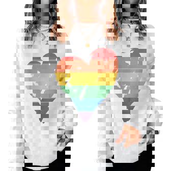 Gay Pride Proud Love Lgbtq Lgbtq Rainbow Women Sweatshirt - Novitaregali