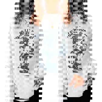 Girl Will Be Girls Feminist Medusa Women Sweatshirt - Thegiftio