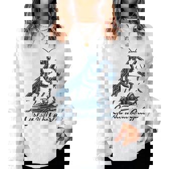 Girl Will Be Girls Praying Mantis Women Sweatshirt | Mazezy