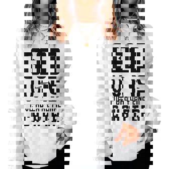 God Wins I 'Ve Read The Final Chapter Christian Faithin God レディーススウェットシャツ - Kawaiitshirt