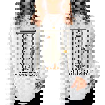 Goose Got Tooilly Hilariousilly Goose Gese Duck Meme レディーススウェットシャツ - Kawaiitshirt