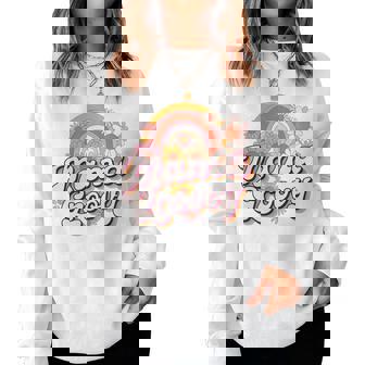 Groovy Best Mom Ever Best 母の日 長袖tシャツ レディーススウェットシャツ - Kawaiitshirt