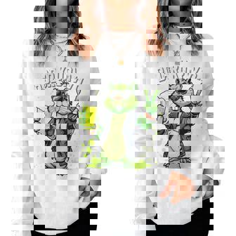 Groovy Polska Piwo Bobr Meme Bóbr Bober Kurwa Yes Pierdole 長袖tシャツ レディーススウェットシャツ - Kawaiitshirt